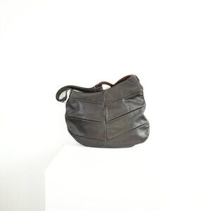 Fendi Oyster Calfskin leather Shoulder Bag Black